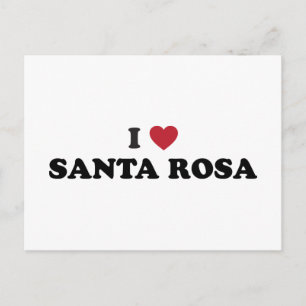 I Kärlek Santa Rosa California Vykort