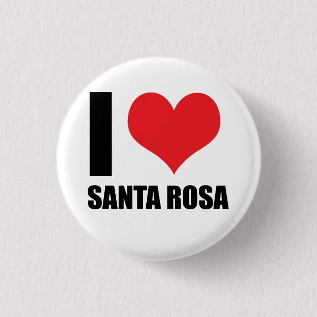 I kärlek Santa Rosa Knapp (Framsida)