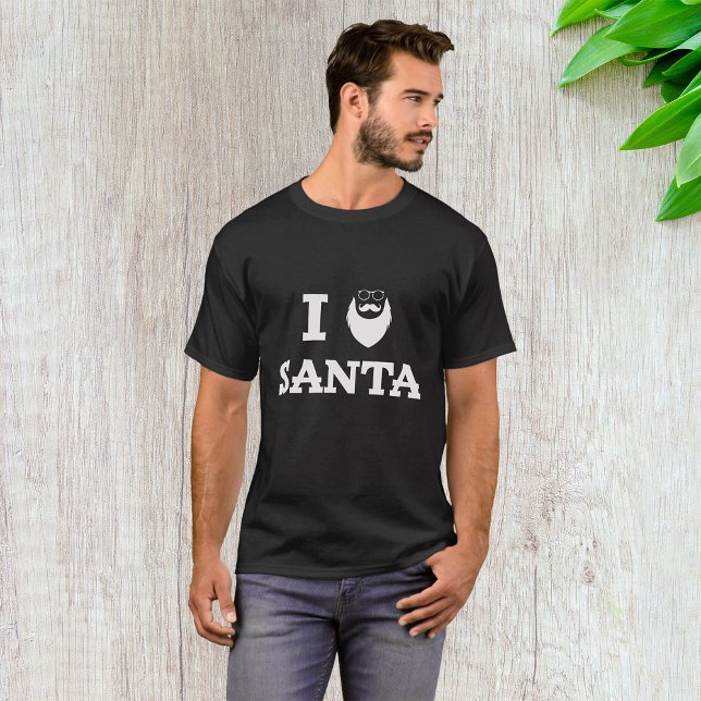 I Kärlek Santa T Shirt (Skapare uppladdad)