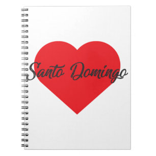 I Kärlek Santo Domingo - Dominikanska republiken Anteckningsbok