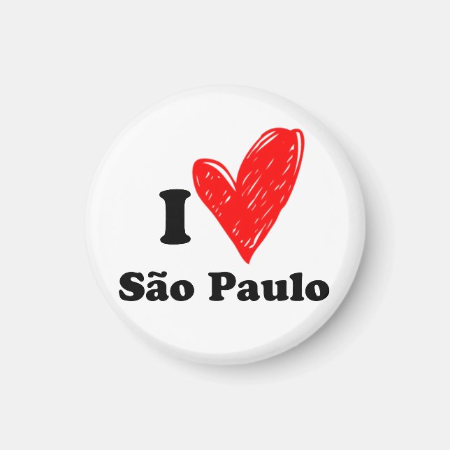 I kärlek São Paulo Magnet (Framsidan)