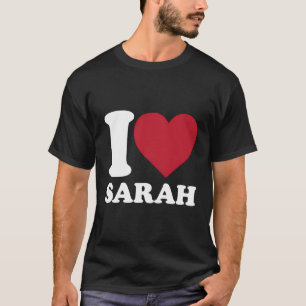 I Kärlek Sarah - Jag Heart Sarah T Shirt