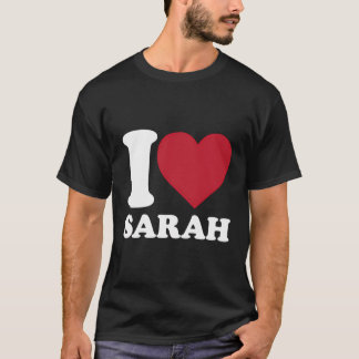 I Kärlek Sarah - Jag Heart Sarah T Shirt