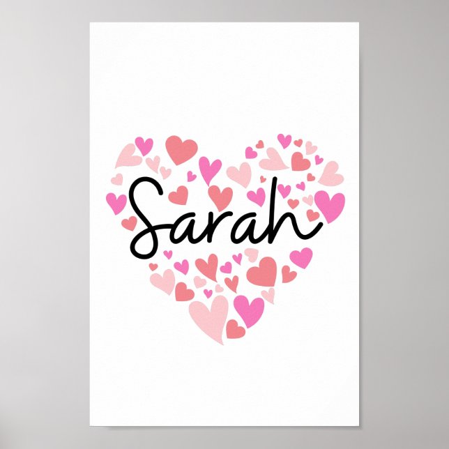 I kärlek Sarah Poster (Framsidan)