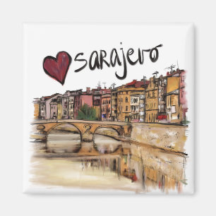 I kärlek Sarajevo Magnet
