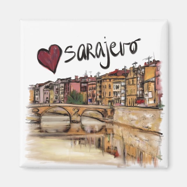 I kärlek Sarajevo Magnet (Framsidan)