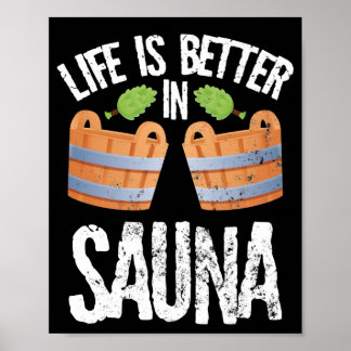 I kärlek saunas poster