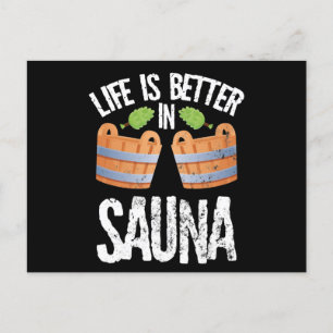 I kärlek saunas vykort