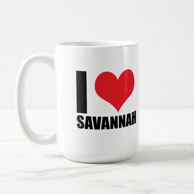 I kärlek Savannah Kaffemugg (Vänster)