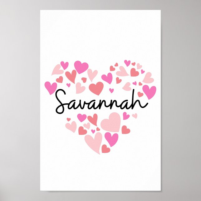 I kärlek Savannah Poster (Framsidan)