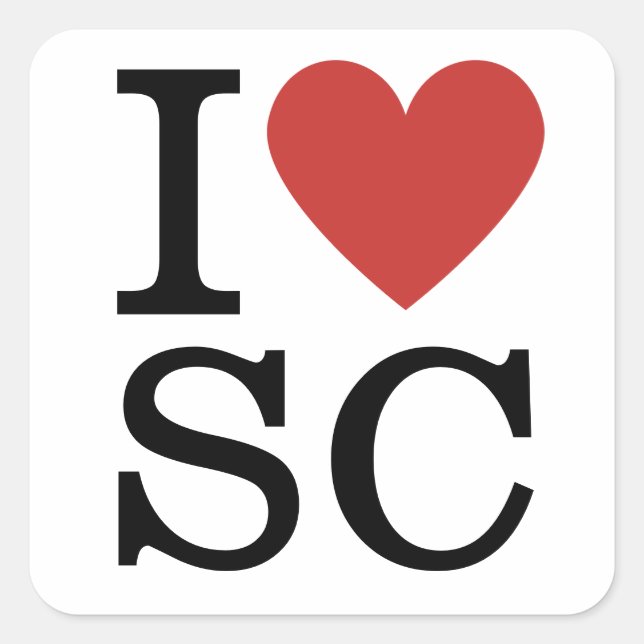 I ❤️ Kärlek SC - Etikett för försörjningskedjan (Framsida)