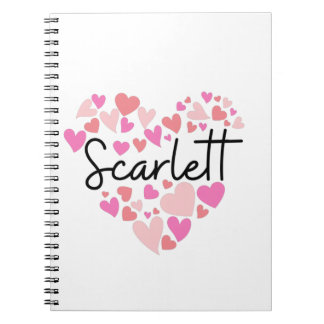 I kärlek Scarlett Anteckningsbok
