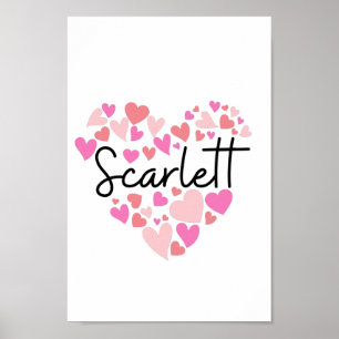 I kärlek Scarlett Poster