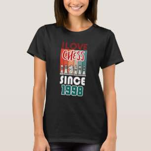 I kärlek schack sedan 1998 t shirt