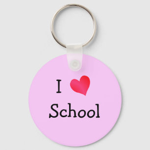 I Kärlek School Nyckelring