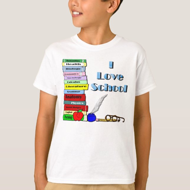 I Kärlek School T Shirt (Framsida)