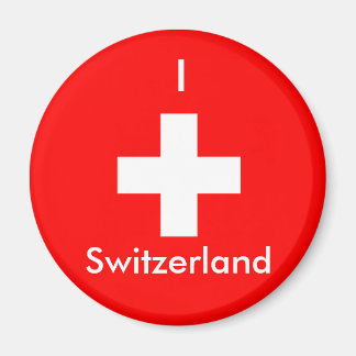 I kärlek Schweiz Magnet