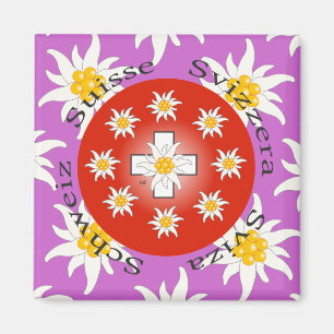 I kärlek Schweiz Magnet