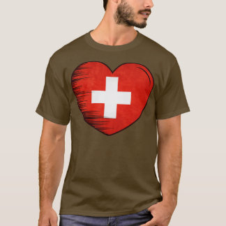I Kärlek Schweiz Mitt hem Land 10 T Shirt