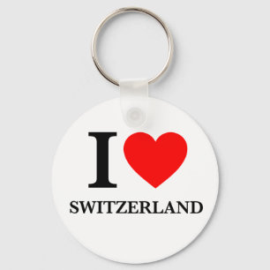 I Kärlek Schweiz Nyckelring