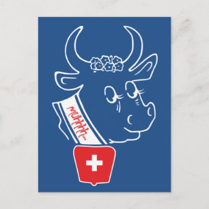 I kärlek Schweiz Postkarte Vykort