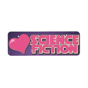 I KÄRLEK SCIENCE FICTION RETURADRESS ETIKETT