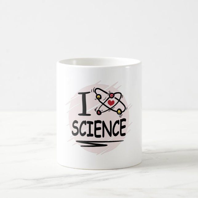 I kärlek Science Kaffemugg (Center)