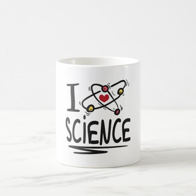 I kärlek Science Kaffemugg (Center)