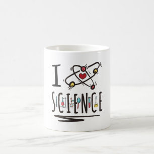 I kärlek Science Kaffemugg