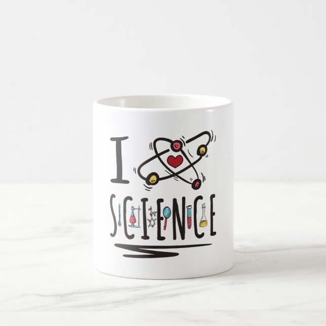 I kärlek Science Kaffemugg (Center)