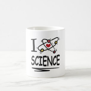 I kärlek Science Kaffemugg