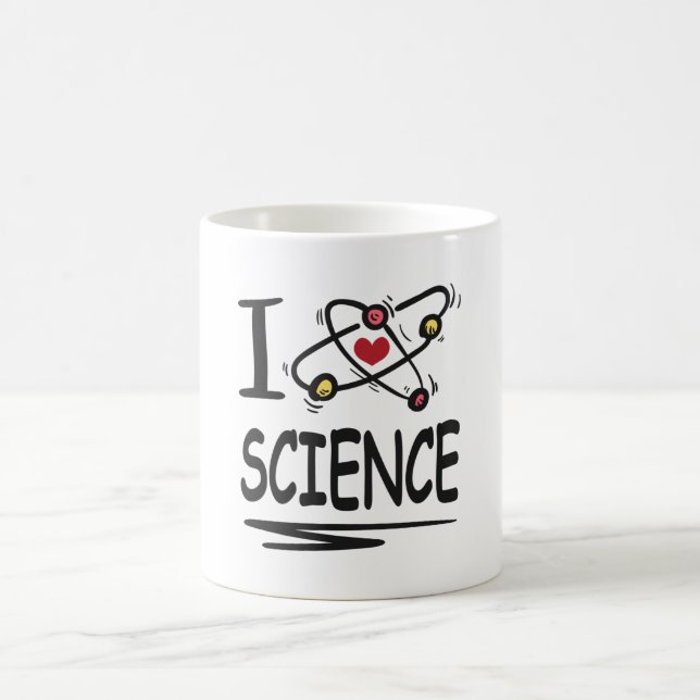 I kärlek Science Kaffemugg (Center)