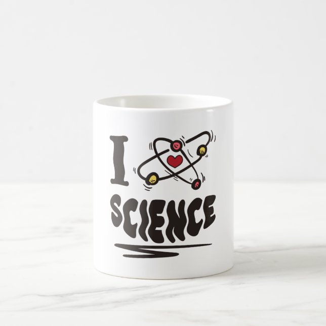 I kärlek Science Kaffemugg (Center)