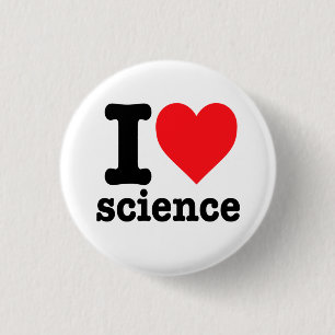 "I kärlek science" Knapp