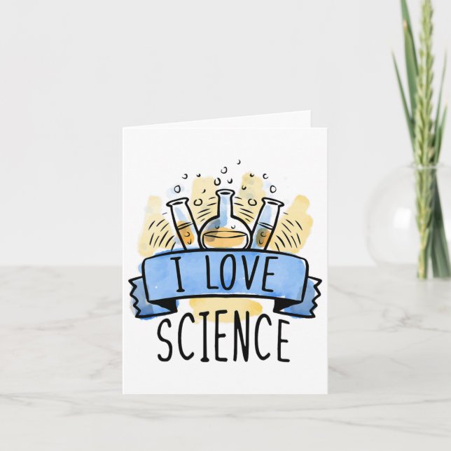 I Kärlek Science Kort (Framsida)