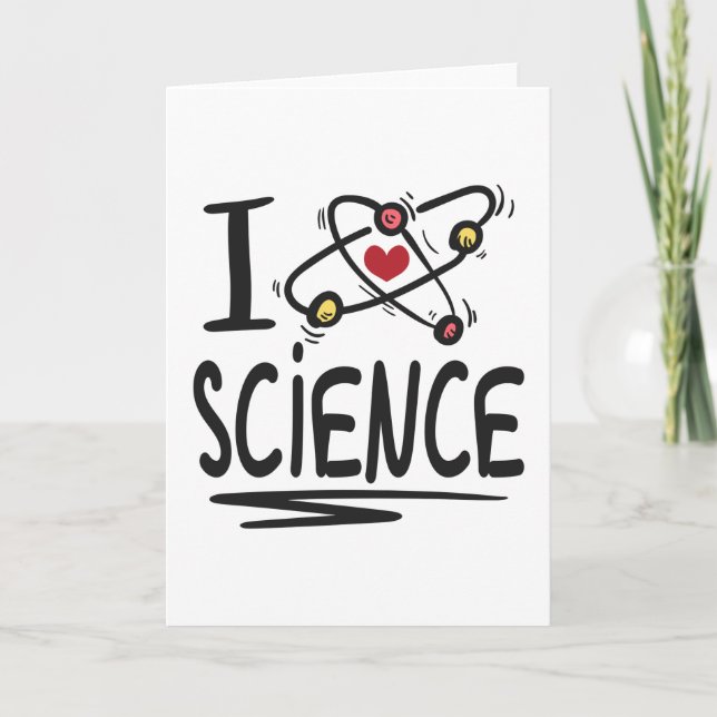 I kärlek Science Kort (Framsida)