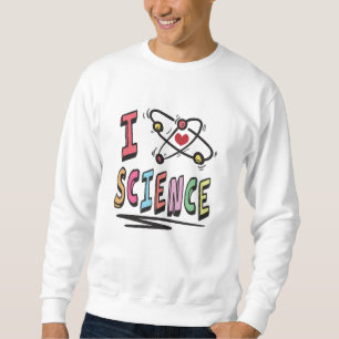 I kärlek Science Lång Ärmad Tröja