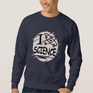 I kärlek Science Lång Ärmad Tröja