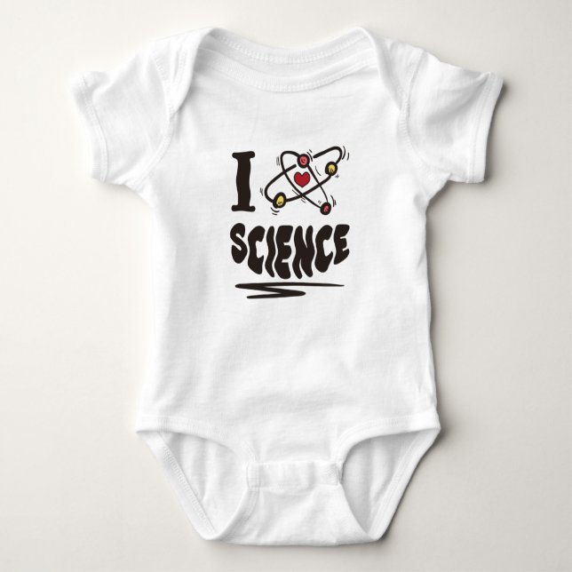 I kärlek Science T Shirt (Framsida)