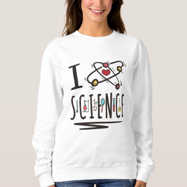 I kärlek Science T Shirt (Framsida)