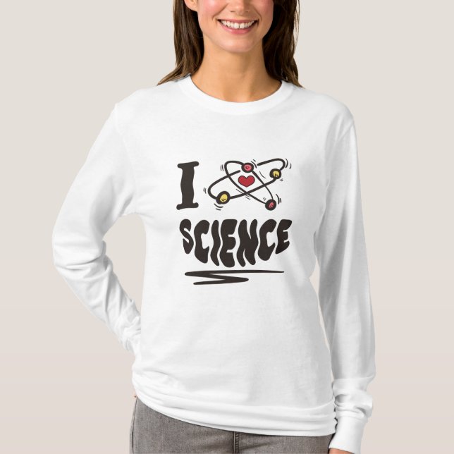 I kärlek Science T Shirt (Framsida)