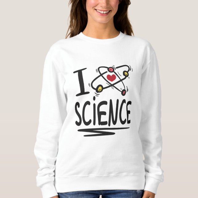 I kärlek Science T Shirt (Framsida)