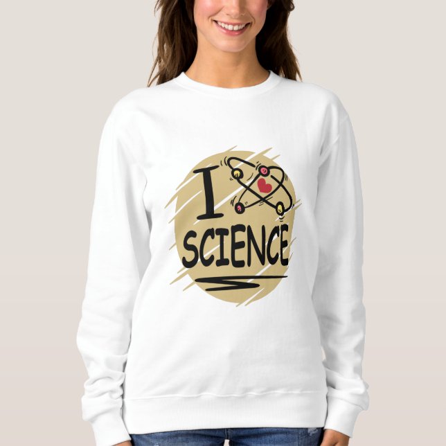 I kärlek Science T Shirt (Framsida)