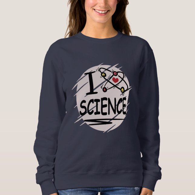 I kärlek Science T Shirt (Framsida)