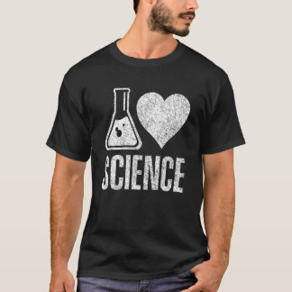 I Kärlek Science Teacher Scientist Scientist T Shirt