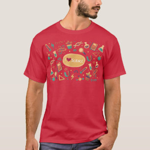 I kärlek Science Unic Minimalist Relatiative Scien T Shirt