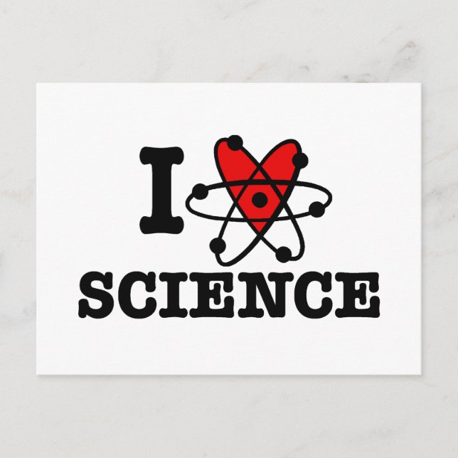I Kärlek Science Vykort (Framsida)