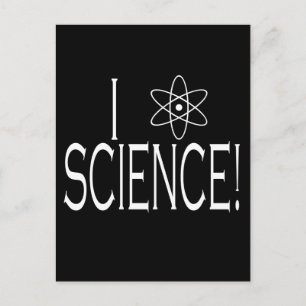 I kärlek Science Vykort