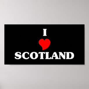 I Kärlek Scotland Poster