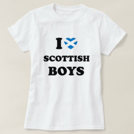I Kärlek Scottish Boys T Shirt
